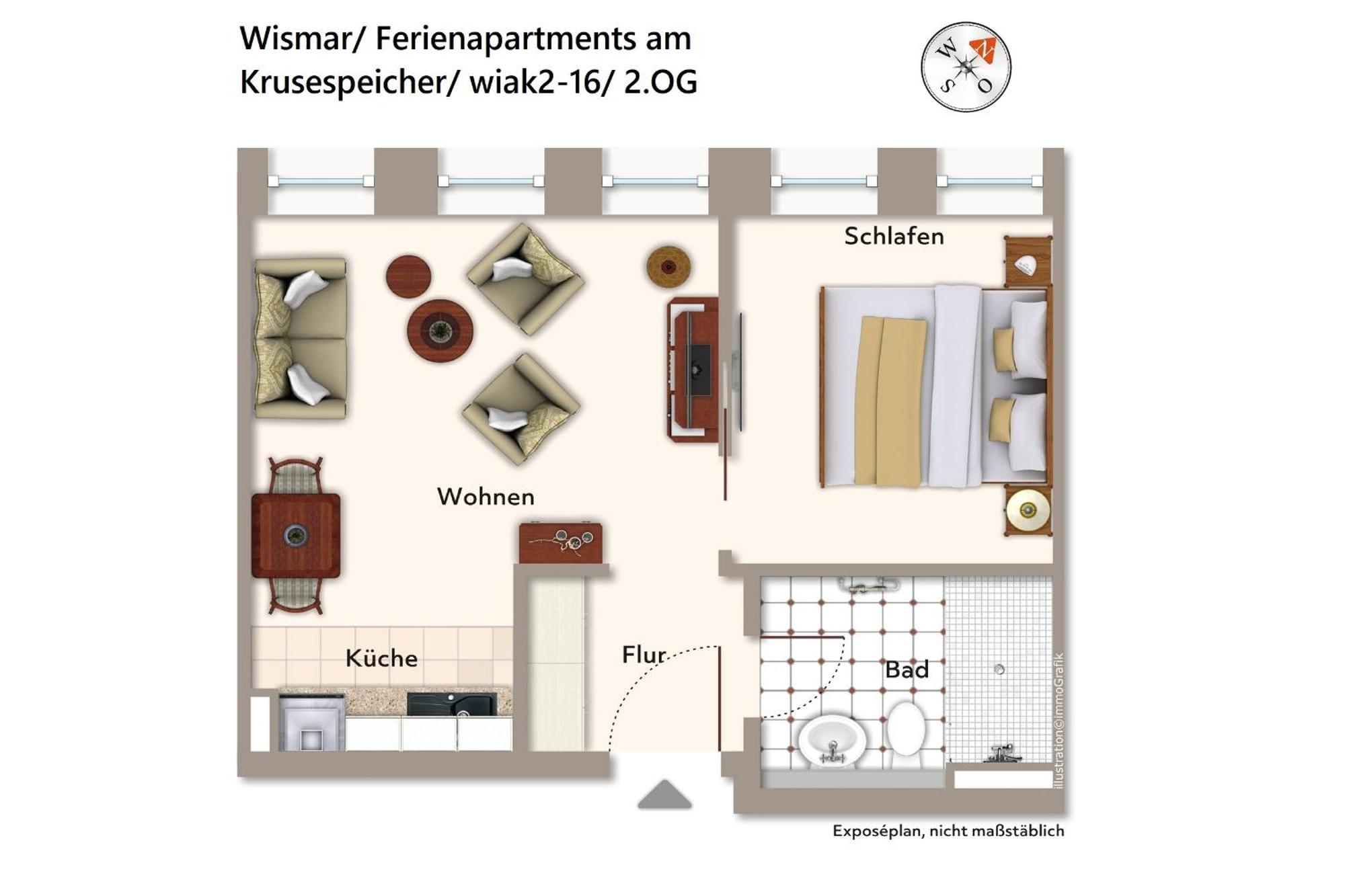 Ferienapartments Am Krusespeicher Ferienapartments Am Krusespeicher 2-16 Wismar Luaran gambar